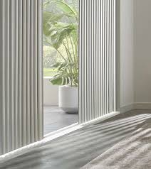 Custom Vertical Blinds Cover Doors In