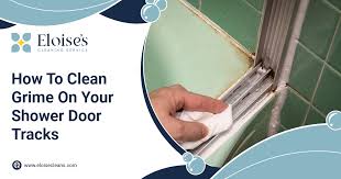 Clean Grime On Your Shower Door Tracks