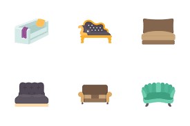 1 287 Sofa Icon Packs Free In Svg