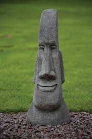 Grand Male Easter Island Head Stone