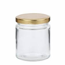 Bpa Free Alumiium Lid Glass Jar With