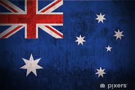 Wall Mural Weathered Flag Of Australia