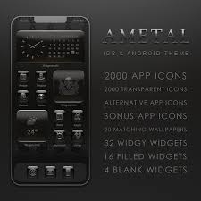 Buy Ametal Theme App Icon Set Custom