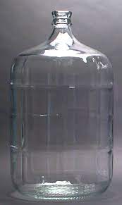 5 Gallon Italian Glass Carboy Actual