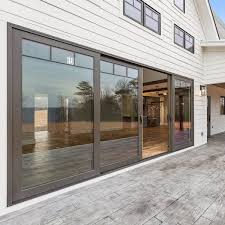 Clad Wood 4 Panel Sliding Patio Door