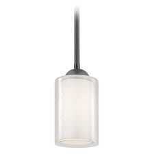 Mini Pendant With Double Glass Shade
