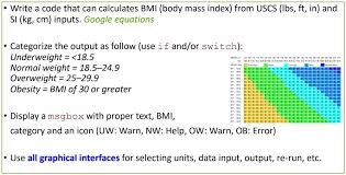 Calculate Bmi Mass Index