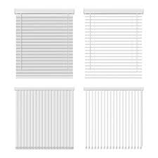 Vertical Window Blinds Icon Set