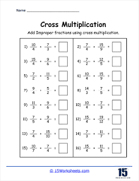 Cross Multiplication Worksheets 15
