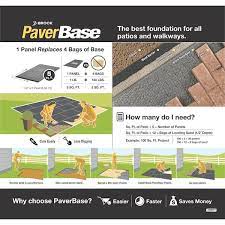 Black Brock Paver Base Panel Pvb5b