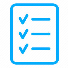 Blue Approved Checklist Clipboard