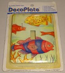 Decoplate Fish Theme Wall Light Switch