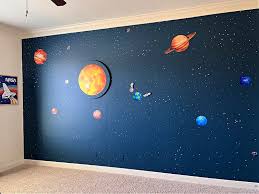 Easy Diy Outer Space Bedroom Wall Idea