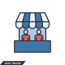 Food Court Icon Logo Vector