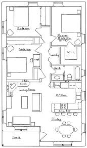 3 Bedroom Traditional House Plans