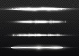 laser beams glow white line beautiful flare
