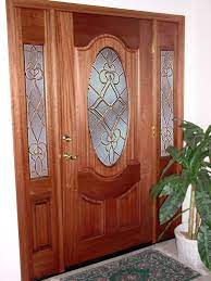 Entry Prehung Oval Glass Single Wood