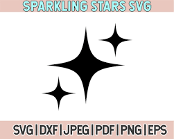 Sparkle Svg Sparkling Stars Svg Star