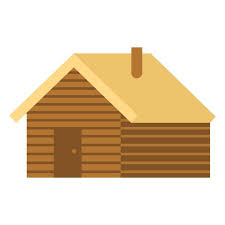 Simple Flat Cabin Png Design In 2023