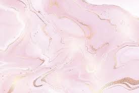 Abstract Dusty Rose Liquid Marble Or