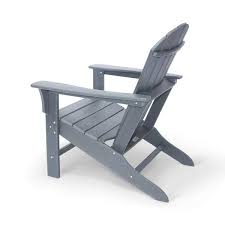 Luxeo Hampton Adirondack Chair Single Gray