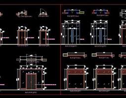 Door Window Plan And Elevation Dwg