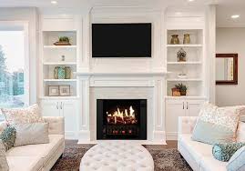 Tv Console With An Electric Fireplace