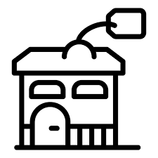 House Tag Icon Outline