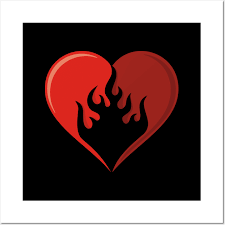 Flame Heart Icon Flame Heart