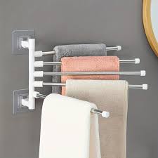 Metal Hanging Towel Storage Rack With
