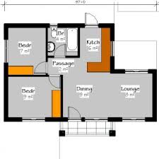 2 Bedroom House Plan
