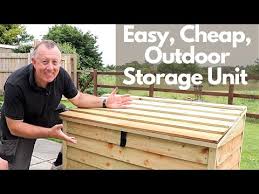 Outdoor Storage Unit How To Build