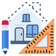 Architectural Plan Generic Color Fill Icon