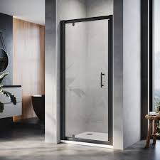 Black Pivot Hinge Shower Enclosure