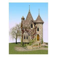 Fairytale Castle Postcard Zazzle
