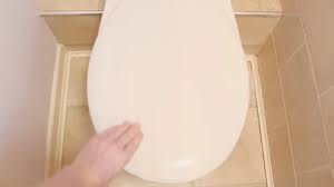 Toilet Clean Close Stock Footage