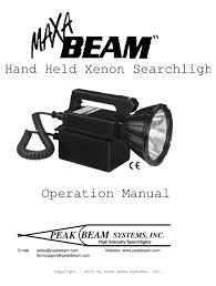 peak beam systems maxa beam operation