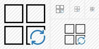 Windows Refresh Icon Outline Duo