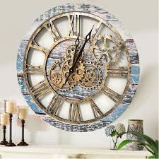 The Gears Clock 24 Inch Real Moving