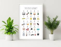 The Office Alphabet Poster The Office