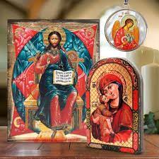 Orthodox Icon Vladimir Virgin Mary Wall
