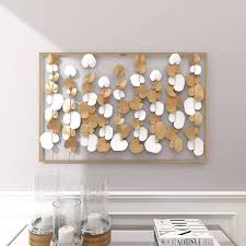 Gold Metal Modern Abstract Wall Decor