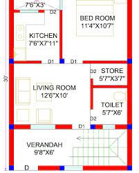 20x30 House Plans North Facing House