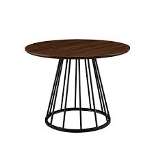 Dining Table With Metal Cage Base