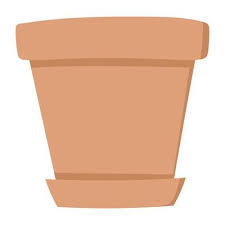 Empty Flower Pot Vector Art Icons And