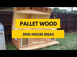 Creative Pallet Wood Dog House Ideas