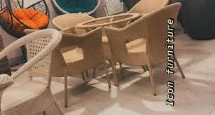 Rattan Garden Chair Without Cushion At