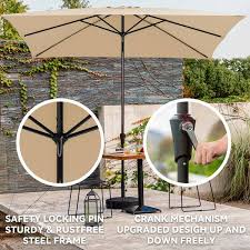 Steel Rectangular Market Umbrella