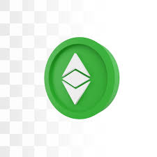 Ethereum Classic Etc Cryptocurrency 3d Icon