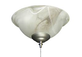 Ceiling Fan Glass Bowl Light In Mocha